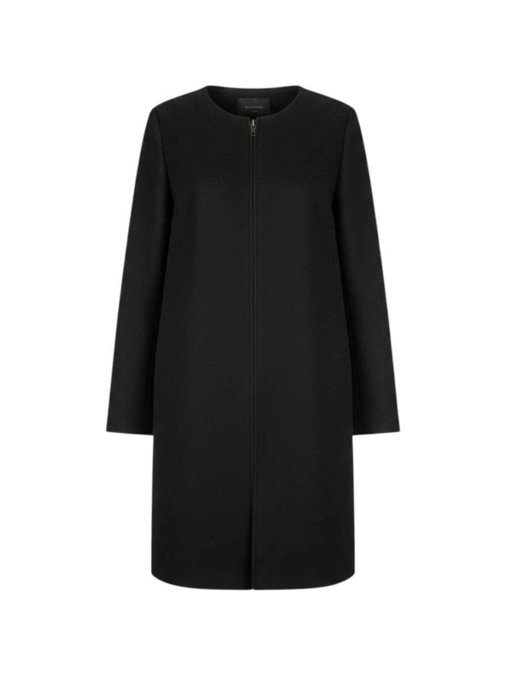 Talbots Plus Size Black Longline Coat 1X Made In Vietnam